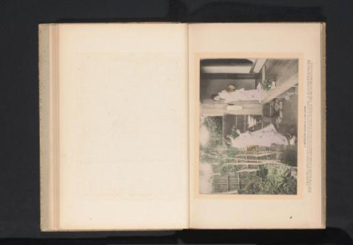 Two women in a small garden of a tea house
