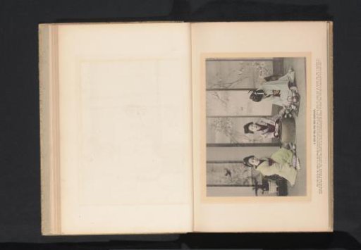 Three young women drinking tea