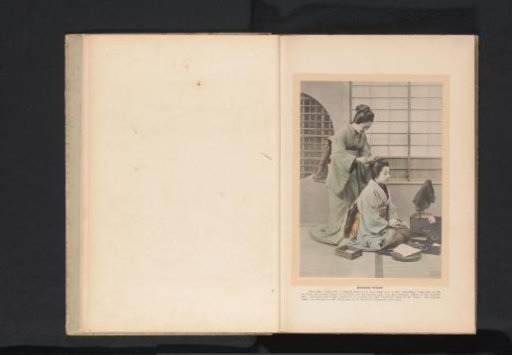 Woman Fastening the Hair of Another Woman