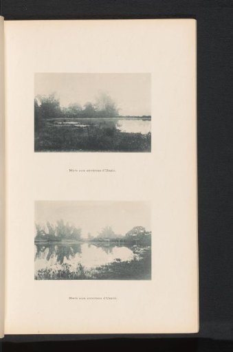 Two views of a lake near Yunlin