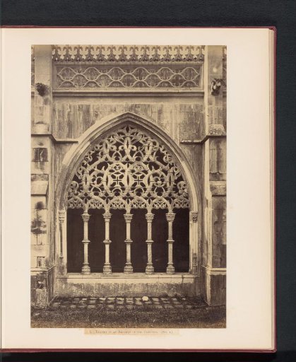 Ornamentation in one of the arches of the monastery of Batalha, Portugal
