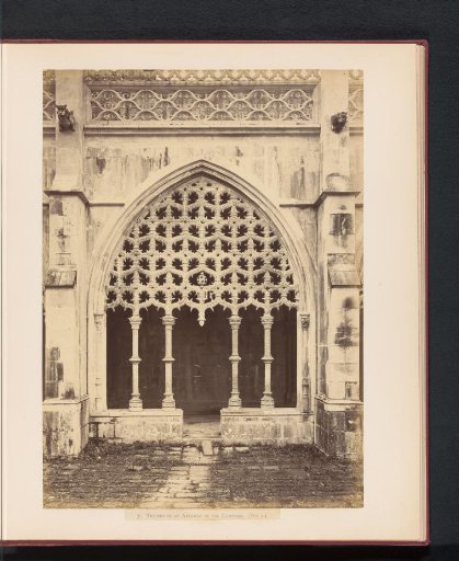 Ornamentation in one of the arches of the monastery of Batalha, Portugal