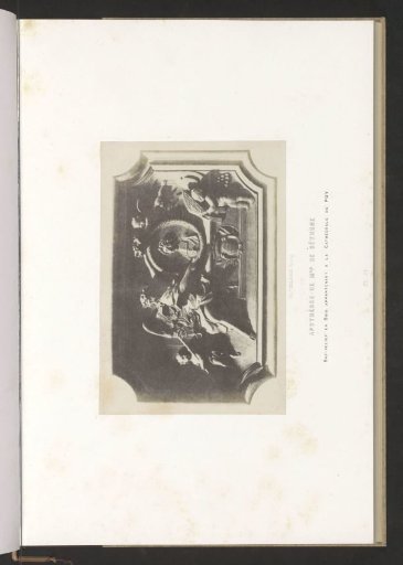 Bas-relief with the apotheosis of Monsignor De Béthune, from the cathedral of Le Puy-en-Velay