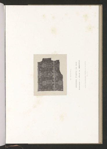 Piece of silk from a church in Le Monastier-sur-Gazeille