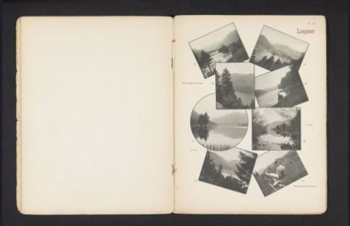 Eight views of the lake of Longemer