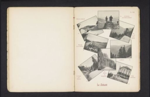 Eight views in the area of the Col de la Schlucht