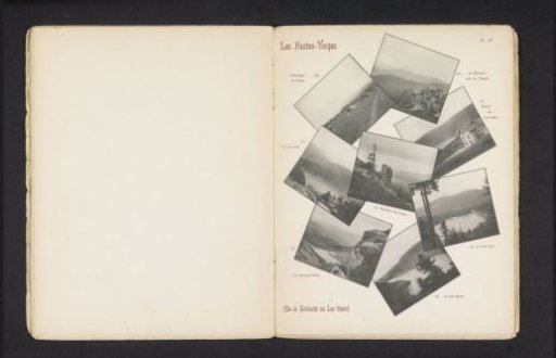 Eight views in the area of the Col de la Schlucht and Lac Blanc