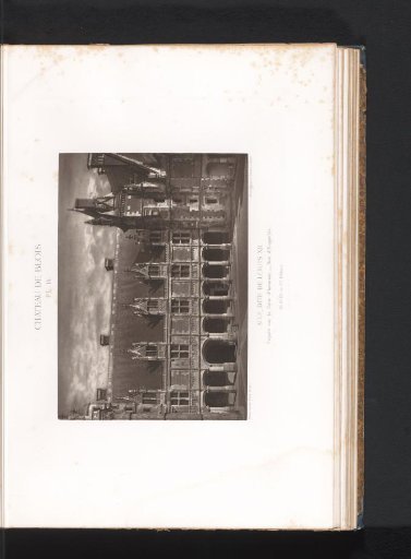 View of the Louis XII wing of the Castle of Blois