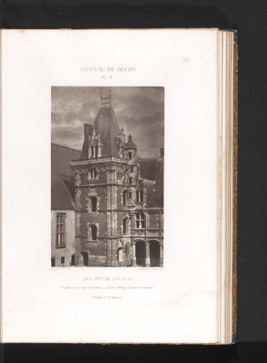 View of a tower of the Louis XII wing of the Castle of Blois