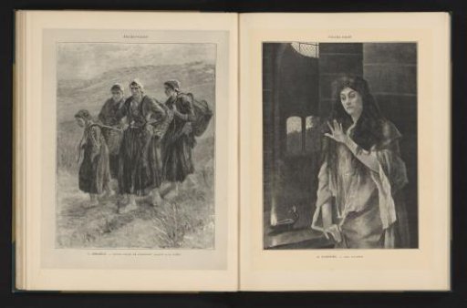 Reproduction of a painting of Lady Macbeth by Alfred Stevens