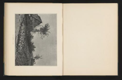 Reproduction of a painting of an evening landscape by Jean-Charles Cazin