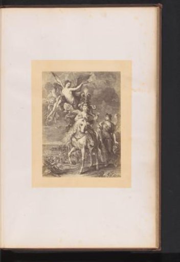 Photographic reproduction of an engraving of The Entry of Jülich by Jean-Marc Nattier, after the painting by Peter Paul Rubens