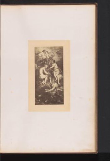 Photographic reproduction of an engraving of The Destiny of Maria de' Medici by Jean-Marc Nattier, after the painting by Peter Paul Rubens