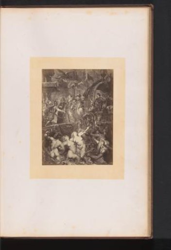 Photographic reproduction of an engraving of The Arrival of Maria de' Medici in the Port of Marseille by Jean-Marc Nattier, after the painting by Peter Paul Rubens