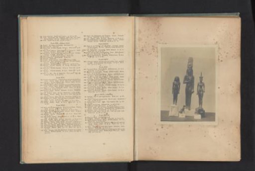 Five Egyptian sculptures including Neith, Thoth, and Bastet