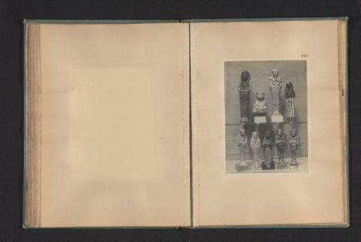 Nine Egyptian sculptures, all ushabtis or parts of an ushabti