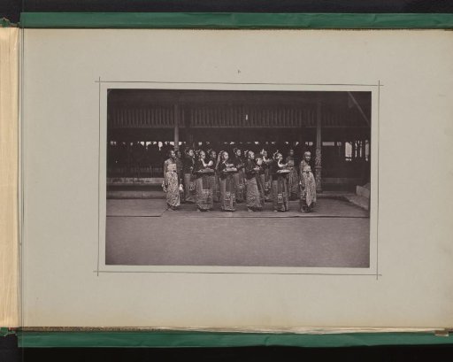 Eight bearers of jewelry of the sultan in the Kraton Ngayogyakarta Hadiningrat in Yogyakarta, Indonesia