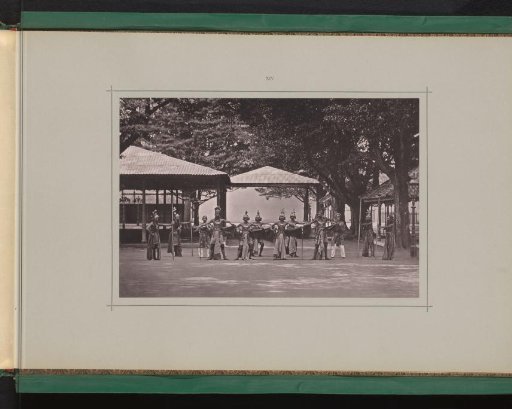 Stage performance with fighters, in the Kraton Ngayogyakarta Hadiningrat in Yogyakarta, Indonesia