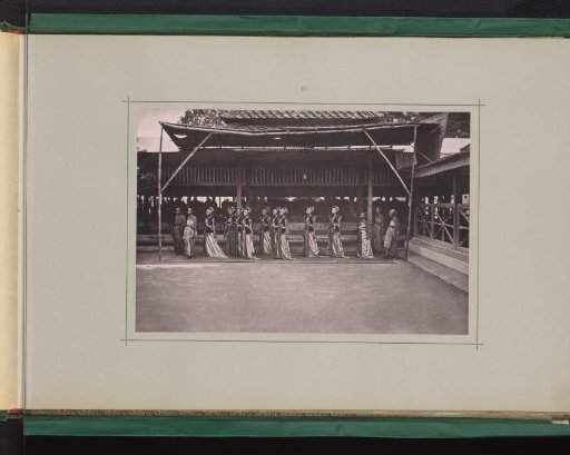 Group of Women, Called Bedaja, Ready to Perform a Dance for the Sultan in the Kraton Ngayogyakarta Hadiningrat in Yogyakarta, Indonesia
