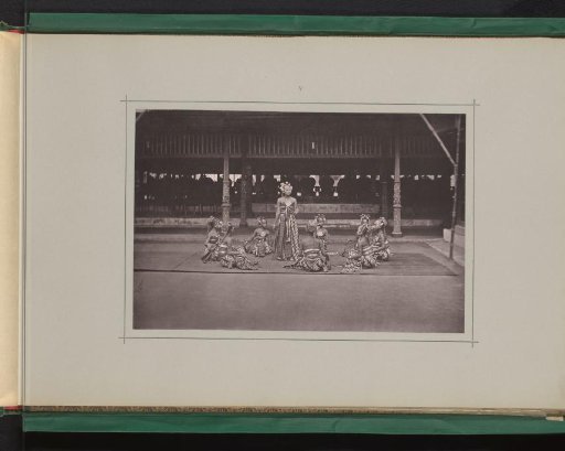 Group of Women, Called Bedaja, During a Presentation Round in the Kraton Ngayogyakarta Hadiningrat in Yogyakarta, Indonesia
