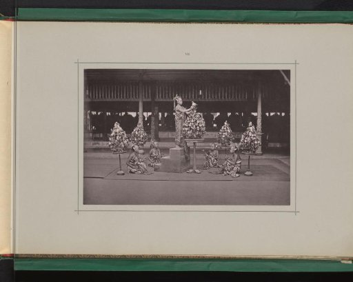 Five Young Women Performing a Play in the Kraton Ngayogyakarta Hadiningrat in Yogyakarta, Indonesia