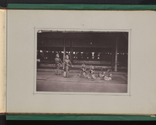 Six Young Women Performing a Play in the Kraton Ngayogyakarta Hadiningrat in Yogyakarta, Indonesia