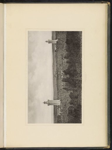 View of the lighthouses of Hourtin
