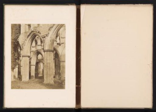 Interior of the choir of Fountains Abbey near Ripon