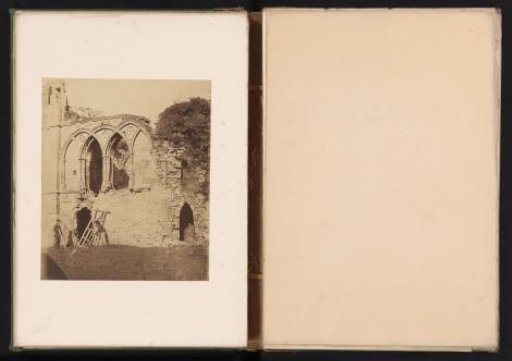 View of the refectory of Easby Abbey at Richmond