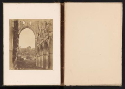 View through Rievaulx Abbey