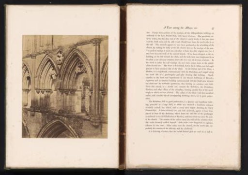 Arches of the triforium in Rievaulx Abbey