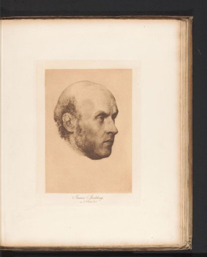 Reproduction of a drawing of a portrait of James Spedding by George Frederick Watts