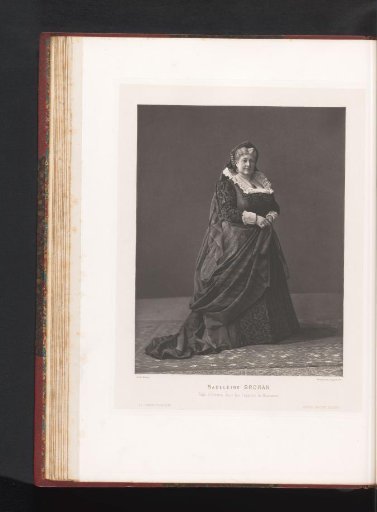 Portrait of Madeleine Brohan in the role of Hermia in Les Caprices de Marianne