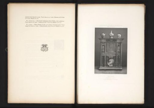 16th-century French wooden sideboard, exhibited at the Exposition Rétrospective in 1877 in Lyon, France