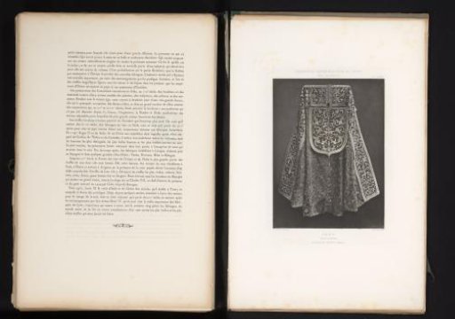 16th-century cape, exhibited at the Exposition Rétrospective of 1877 in Lyon, France