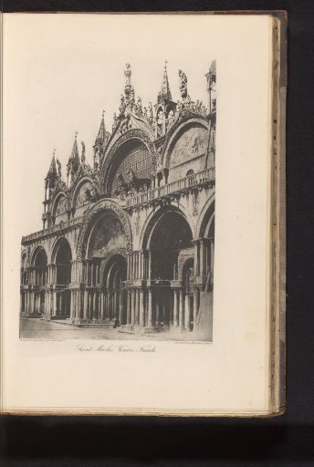 Facade of the Basilica of San Marco at Venice