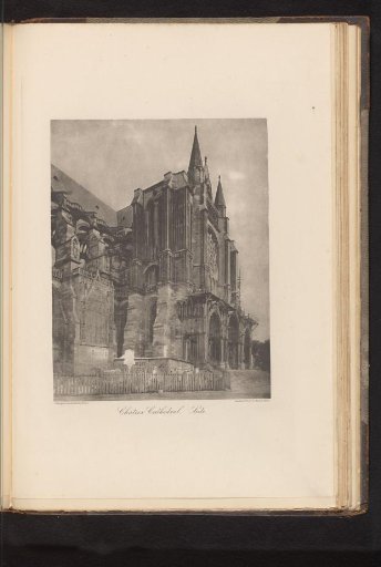 View of the Cathedral of Chartres