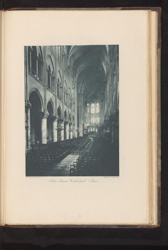 Interior of Notre-Dame in Paris