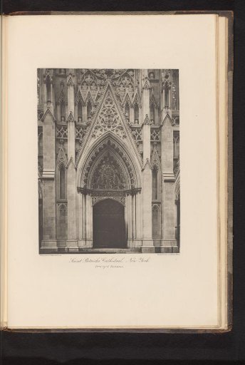 Portal of Saint Patrick's Cathedral in New York