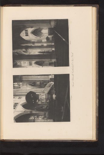 Pulpit and aisle in Saint Patrick's Cathedral in New York
