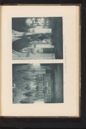 Altar and lectern in Saint Patrick's Cathedral in New York
