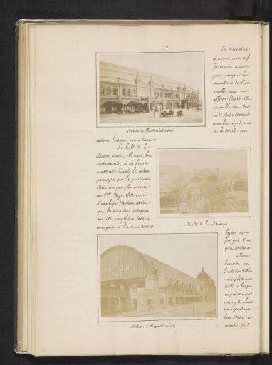 Three views of stations in Berlin