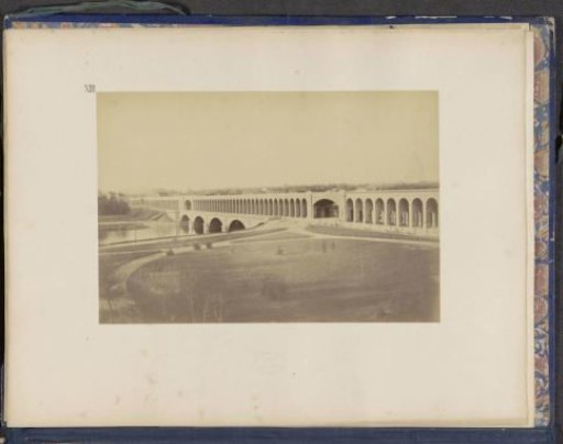 View of the Viaduc d'Auteuil over the Seine at Point-du-Jour