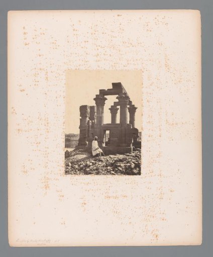 View of the temple of Wady Kardaffy in Nubia, North Africa