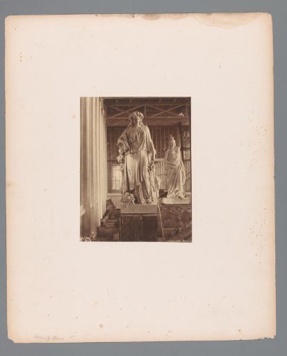 Sculpture of a personification of Spain by Raffaelle Monti