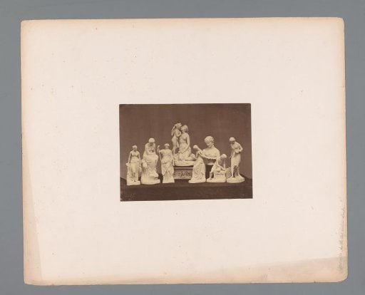 Arrangement of eight sculptures