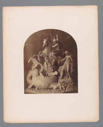 Sculpture of Perseus and Andromeda by William Andrews Nesfield