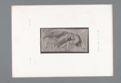 Part of the frieze of the Parthenon in Athens, depicting a man