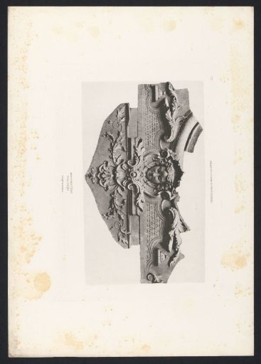 Ornament of the Salon d'Angle in the Palais du Louvre in Paris