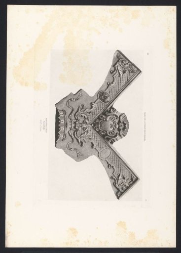 Ornament of the Salon d'Angle in the Palais du Louvre in Paris